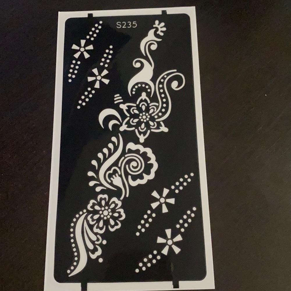 Henna Stencil #S235